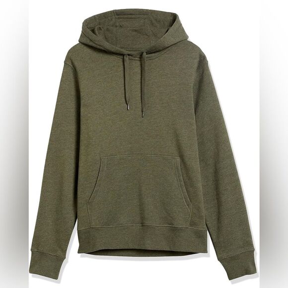 Amazon Essentials Men's Hooded Fleece Sweatshirt Green (702) - Picture 5 of 6